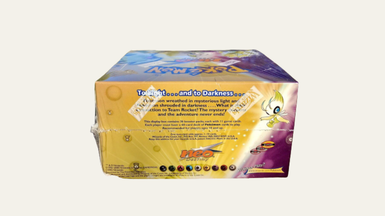 pokemon neo destiny booster box for sale Neo Destiny Unlimited Booster Box – Loose Packs Trading Co main image 1