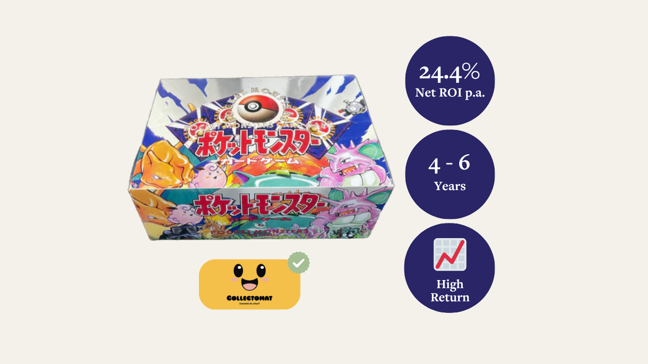 japanese base set booster box for sale Amazon.com: The Hobby Lair Japanese Booster Box Acrylic Case | Fits 1  Standard JP BB or 2 High Class JP BB Deluxe Case Compatible with JAPANESE  Pokemon Booster Box ONLY main image 1