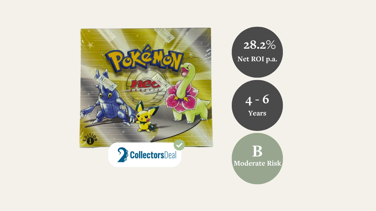 Sealed Pokmon Neo Genesis 1. Edition Booster Box